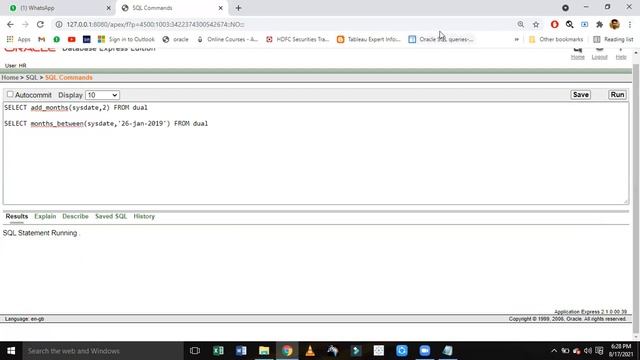 ORACLE IN TAMIL | PSUDO COLOUMNS | PART-7|DATE FUNCTIONS смотреть онлайн