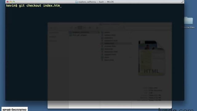 7.01 Undoing Changes Undoing working directory changes (Отмена изменений в рабочей директории) смотреть онлайн