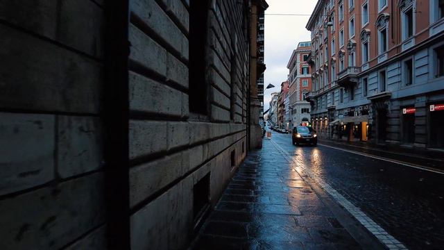 Rome walk with clouds from Basilica Santa Maria Maggiore to Largo Magnanapoli | Outside Walker | 4k смотреть онлайн
