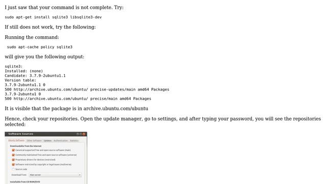 Ubuntu: Unable to locate package sqlite3 (2 Solutions!!) смотреть онлайн