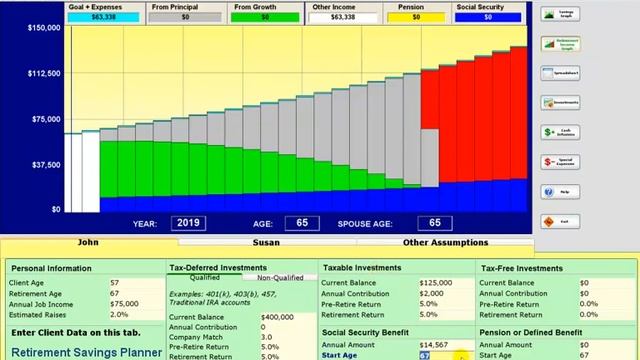 3 Retirement Software - shows how to enter basic retirement plan data смотреть онлайн