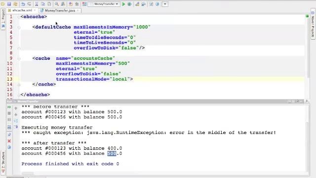 J2eeVideoTutorial.com Introduction to Ehcache local transactions смотреть онлайн
