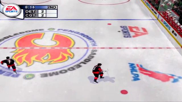 NHL 2004 Gameplay Calgary Flames vs Detroit Red Wings смотреть онлайн