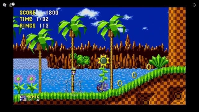 Classic Sonic Simulator (ROBLOX) - 'Green Hill Zone' [Recreation v2] смотреть онлайн