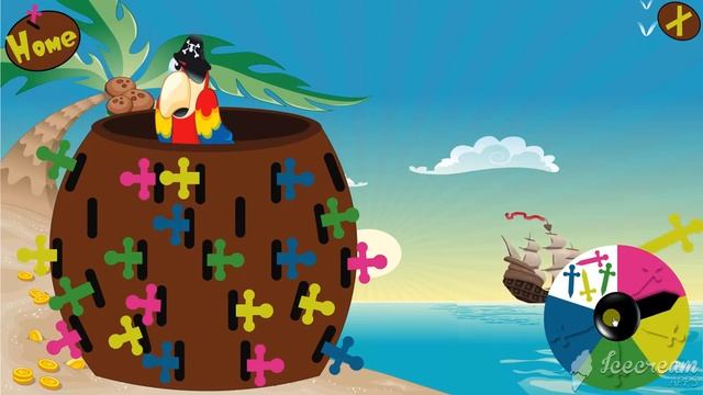 Pop Up Pirate Interactive Reward Powerpoint Game with parrot, Game Of Chance, fun activity! смотреть онлайн