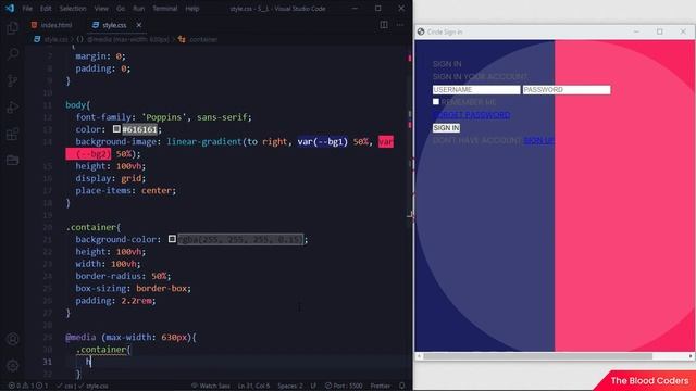 Circular Login Form in HTML and CSS | Log in/Sign in Form Design смотреть онлайн