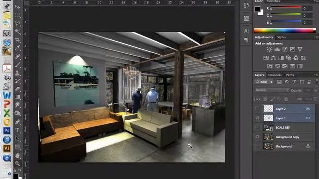 Photoshop - Adding Life To Renders