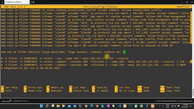 Block SSH brute force attacks for 5 minutes using nftables on Linux firewall смотреть онлайн