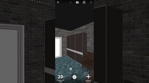 Дизайн маленькой комнаты. Комната без окон. Чёрные стены.