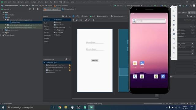 Android Studio Dersleri #2 -Temel Layout Ve Kotlin Bilgisi- Android Studio Uygulama Yapma смотреть онлайн