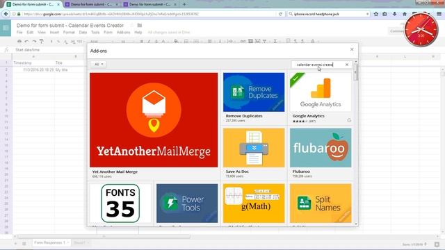 Google form to Google Calendar - Create Google Calendar Events from Google form смотреть онлайн