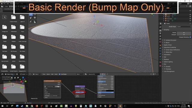Blender 2.8 : Principled BSDF - Apply Bump Maps (In 10 Seconds!!!) смотреть онлайн