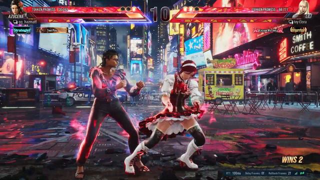 gg_hazmatt (Azucena) vs Ivy Clora (Lili) Tekken 8 2024 [Day 1 of ever playing Tekken] смотреть онлайн