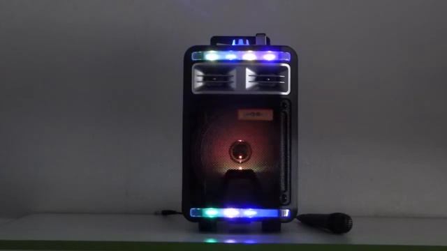 ⭐Караоке Тонколона 8 инча CH-T85 ✅Цветомузика ✅Микрофон ✅Bluetooth ✅Акумулаторна батерия смотреть онлайн