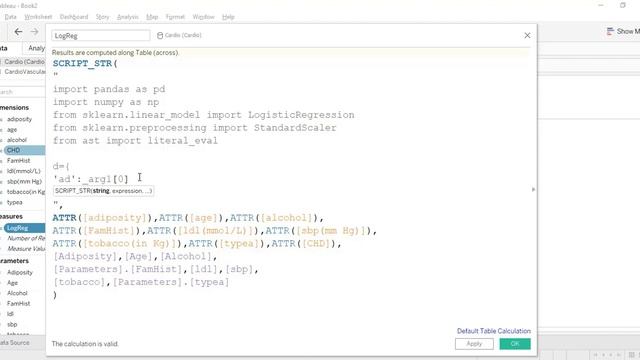 Heart Disease Prediction in Tableau | Logistic Regression in Tableau смотреть онлайн