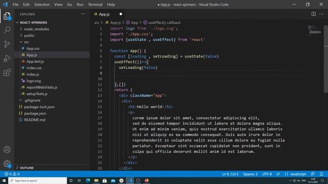 How to use react loading spinners смотреть онлайн