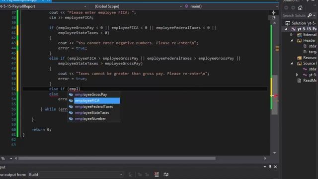 C++ Programming Challenge 5-15: Payroll Report - C++ While loops, Do while loops, If statements смотреть онлайн