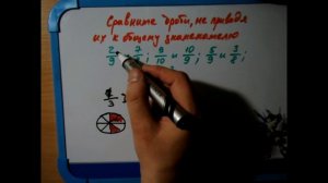 Сравните Дроби, не приводя их к общему Знаменателю