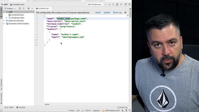 CONHECENDO O COMPOSER E CONFIGURANDO IDE | PHP TIPS #001 смотреть онлайн