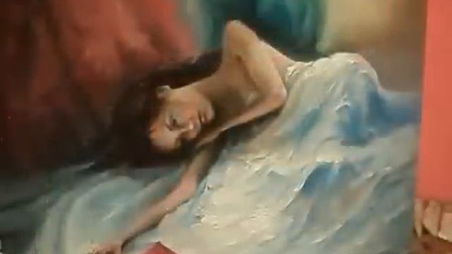 A.Южаков Масло, холст Девушка Научится рисовать с нуля смотреть онлайн