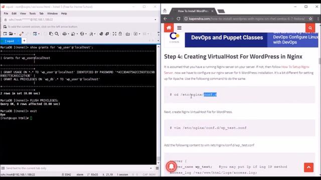 Install WordPress With Nginx ON RHEL/CentOS 6/7 & Fedora | kapendra.com смотреть онлайн