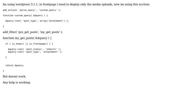 Wordpress: How to change default post type / post to media or attachments? смотреть онлайн
