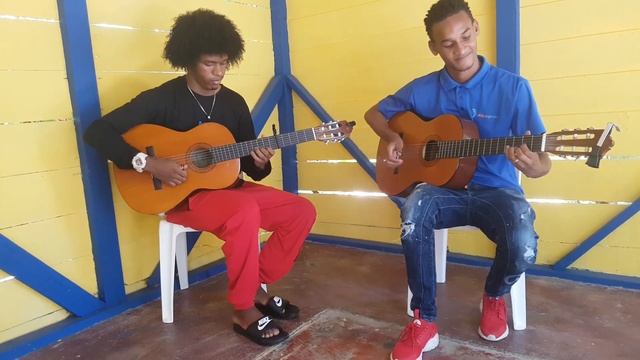 Bachata Medley Bachata Academy requinto Morenita mia guitar смотреть онлайн