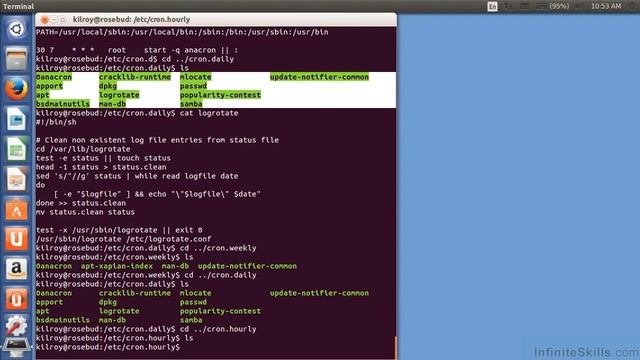 Learning Linux | System Management || 14. Using Cron To Automate Tasks смотреть онлайн