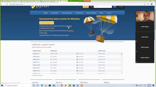Class 1 - Set up Part 1 (Python Installation) смотреть онлайн