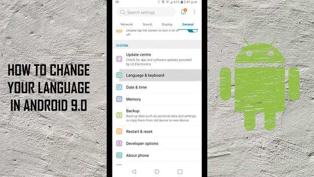 How to Change your Language in ANDROID 9.0 смотреть онлайн