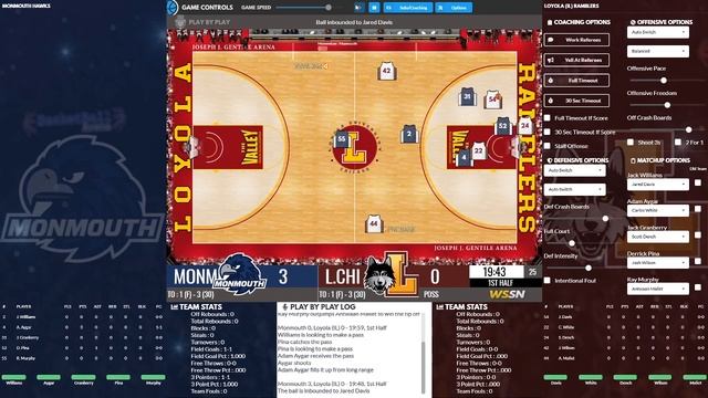 Draft Day Sports College Basketball 2020 Career Episode 2-Recruiting and first games смотреть онлайн
