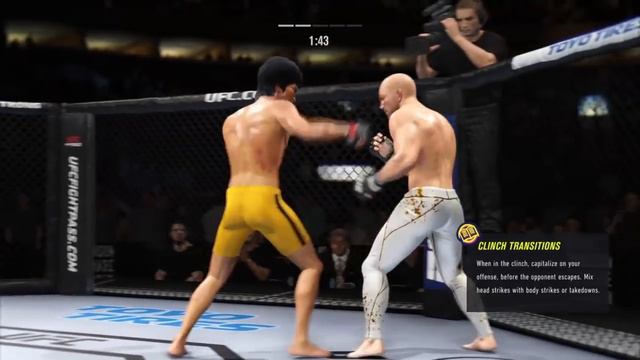 UFC 4 | Bruce Lee vs. Kurt Steven Angle (WWE) (EA Sports UFC 4) смотреть онлайн