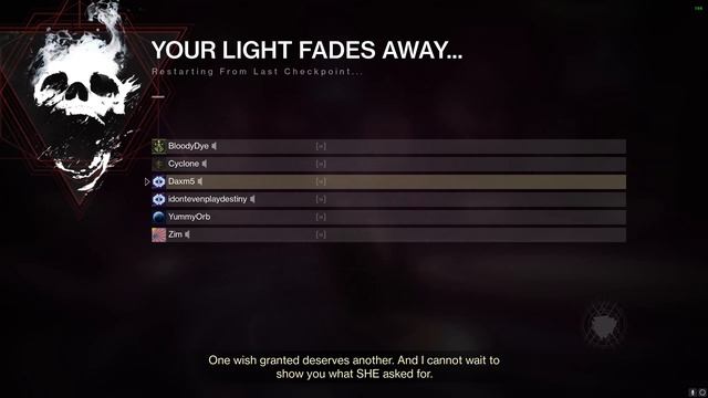 wiping to oracles after killing atheon in last wish смотреть онлайн