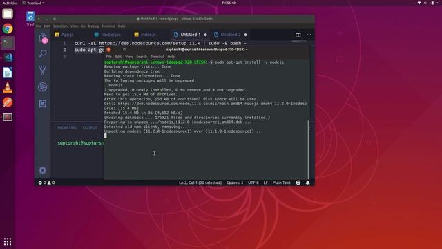 Install Nodejs(11.2.0), Npm(6.4.1) and ReactJs on Ubuntu 18.10(cosmic cuttlefish) смотреть онлайн