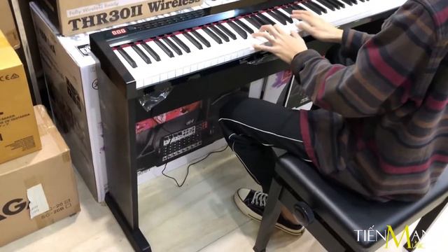 Demo Đàn Piano Điện Konix PH88C - Phiên bản cao cấp nhất - Part 1 - 88 Phím nặng Cảm ứng lực Midi смотреть онлайн