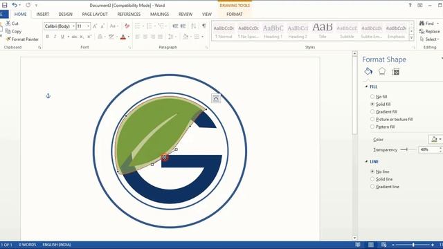 Microsoft Word Logo Design Tutorial - How to make professional logo design in ms word смотреть онлайн