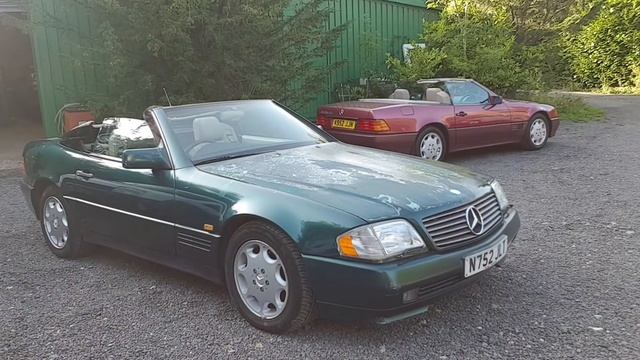 Roof Operation on a Mercedes-Benz R129 SL320 / 500SL - Using Refurbished Hydraulic Cylinders смотреть онлайн