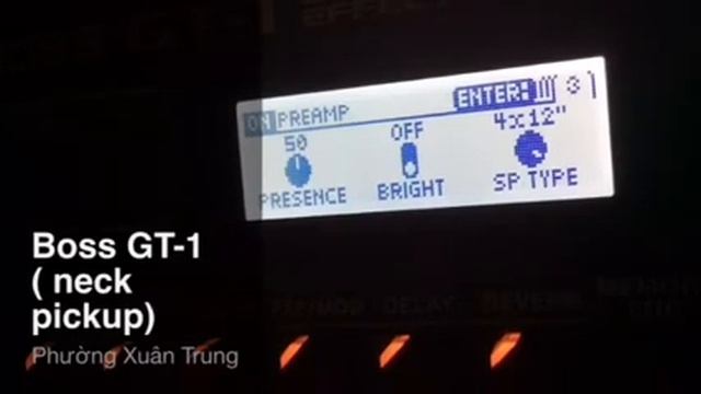 Demo Boss GT-1 ( Clean sound) смотреть онлайн