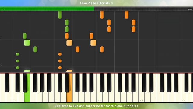 Disturbed - Bound (piano tutorial) смотреть онлайн