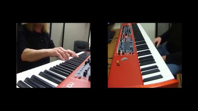 Angels - Amazing Original Piano Composition for 2 pianos - Nord Stage 2 - Multitrack & MultiCamera смотреть онлайн