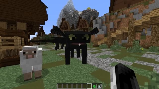 Minecraft | HOW TO TRAIN YOUR DRAGON MOD Showcase! (Toothless, Dragons, How to Train your Dragon 2) смотреть онлайн