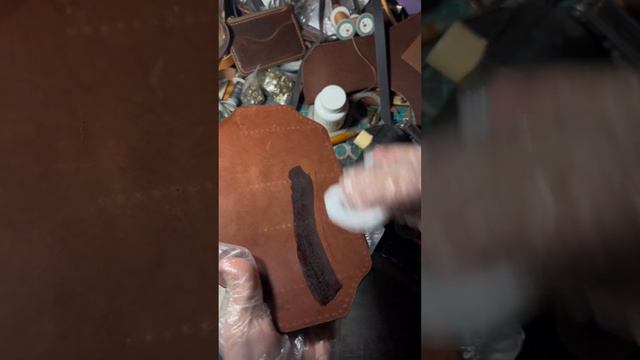 Делаю чехол из кожи для мультитула и ножа. Чехлы для Leatherman. Ручная работа. Работа с кожей. смотреть онлайн
