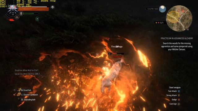 The Witcher 3 Fighting Wolves (Hairworks FPS Drops, Maxed) [GTX 1080, i7 4790k] смотреть онлайн