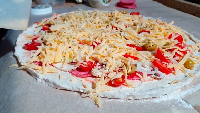 Пицца в мини русской печи! Обзор барбекю комплекса. Готовь с нами полезную и вкусную пищу! смотреть онлайн