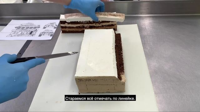 3D торт в виде танка превью смотреть онлайн