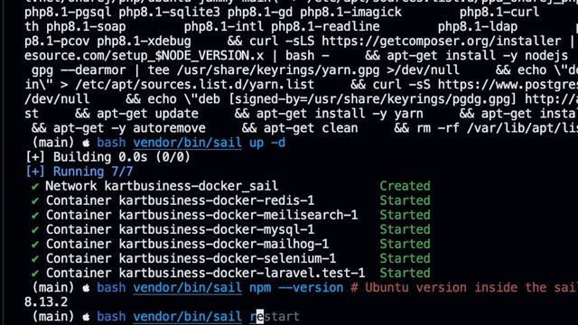 حل مشكلة أثناء إعادة بناء لارافيل سيل (Laravel Sail) : عدم وجود حزمة postgresql-client-15 смотреть онлайн