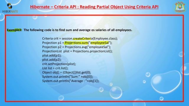 Lesson - 37 : Hibernate - Read Partial Obj using Criteria API XML and Annotation Configuration смотреть онлайн