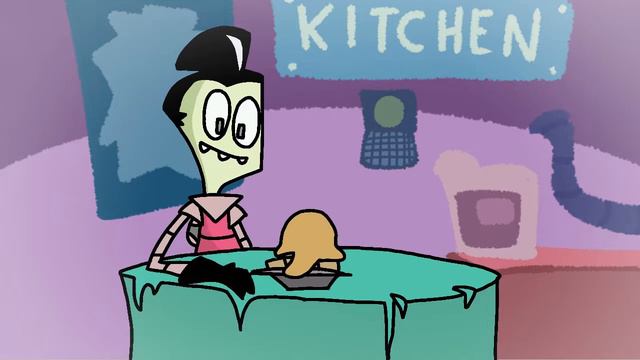 Макароны с кетчупом meme (?) Invader Zim смотреть онлайн