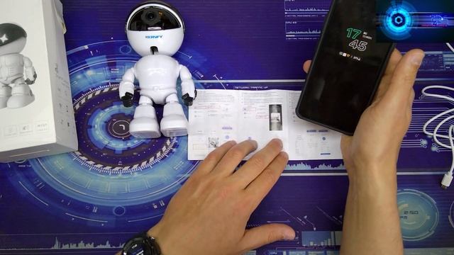 Smart Auto Tracking Camera за 25$ - обзор робот-камеры видеонаблюдения, Wi-Fi с датчиком движения смотреть онлайн