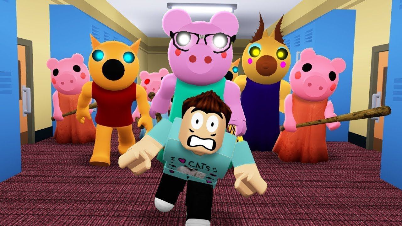 РОБЛОКСЕ ПИГИ ЗАБАГАЛАСЬ ДЕВОЧКА смотреть онлайн